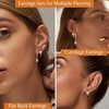3 Pairs Earrings For Women Jewellery Stud Hoop Earings Set