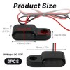 Pack of 2 Mini Motorcycle LED Indicators 12 V E24