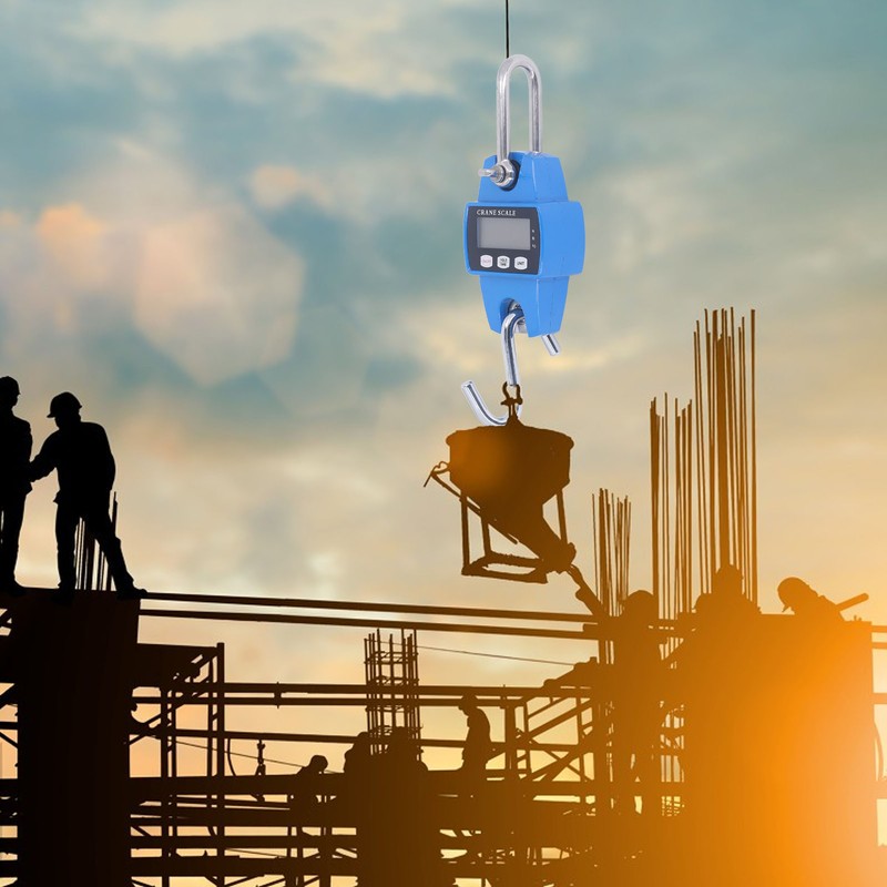 Electronic Hook Scale 300kg LCD Display Portable Handheld Digital Fish