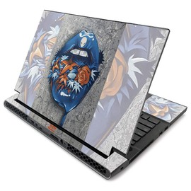 MightySkins Skin for Alienware m17 R2 (2019) - Blue Lips | Protective, Durable, and Unique Vinyl Decal wrap Cover | Easy to Apply, Remove, and Change Styles | Made in The USA