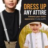 Suspenders for Kids - 1 Inch Suspender Perfect for Tuxedo-