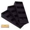 SKIR'CO (Pack of 4) Black Plastic Ridging Wedges 120x44x25mm Leveling