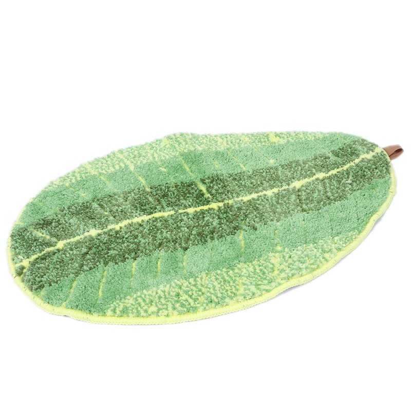 Leaf shaped Floor Mat Entrance Non slip Door Mat for