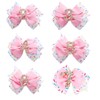 Sparkling Birthday Hair Bow for Baby Girls 2nd 3nd 4nd
