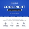 Haggar Mens Cool Right Performance Flex Stria Straight Fit Flat
