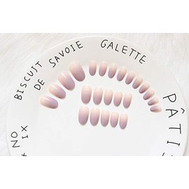 mallnoo 24 Pieces Handmade Nail Tips Fashion Gradient Colors Trendy Colors Japanese Style Dream Nail Art (Purple Gradient)