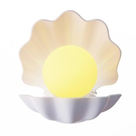 GLACIER GIFT Night Light for Kids, Baby Shell Light with 7 Colors Changing Mode & Stepless Dimming, Soft BPA Free Silicone Touch Night Lamp, Rechargeable Nursery Night Light for Breastfeeding