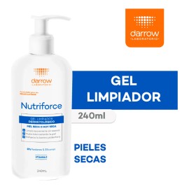 Gel Limpiador Dermatológico Darrow Nutriforce, De 240ml