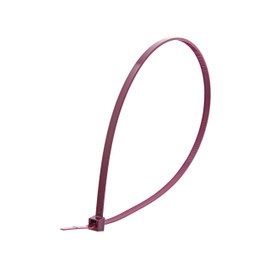 Supreme Cable Ties Nylon Cable Zip Ties [Pack of 100] – 14.6 in, 50lb, Burgundy, Plenum Rated Heavy Duty Zip Ties | Cable Organizers