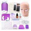 Kit de Extensiones de Pestañas con Herramientas, Curvatura D y
