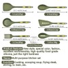 Collfa Heavy Duty Kitchen Silicone Cooking Utensils Set Heat Resistant