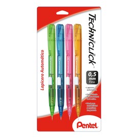 Pentel de México PD105RDBP4-M Techniclick Rd Portaminas Av.Lat. 0.5 mm, pack of/paquete de 1