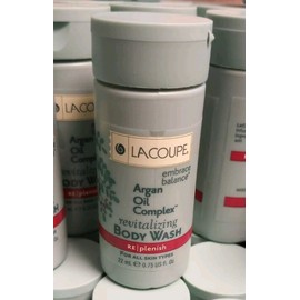 LaCoupe Argan Oil Complex Revitalizing BODY WASH 22ml .75oz each (Lot Of 70)