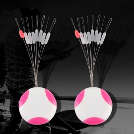 Unbranded 70 Fishing Rubber Float Bobber Stops Pitch Sinker S M L size US - Medium