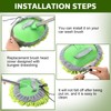 Layhit 5 Pcs Car Wash Mitt Set, Brush Not Included,