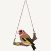 Vivid Arts - Hanging Goldfinch on Branch - HGF-019