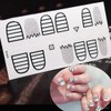Zigzag nail stickers, stick-on nails, pedicure, DIY nail art, nail stickers, stick-on stickers, DIY nails / 지그재그네일스티커 붙이는네일 패디 셀프 네일아트 네일스티커 붙이는스티 셀프네일