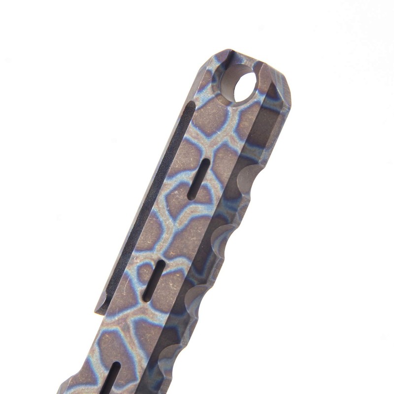 Titanium Pry Bar Crowbar Nail Puller Outdoor Survival With Pocket