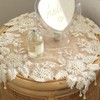 Gratify Lace Doilies with Handmade Beaded Embroidery Lace Table Placemats