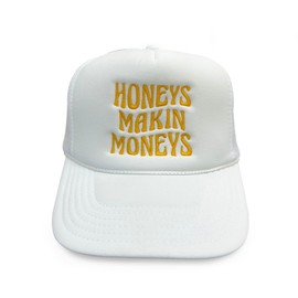 Honeys Makin Moneys Trucker Hat Embroidered Trucker Hat Custom Embroidery Royal/White/Royal # 24