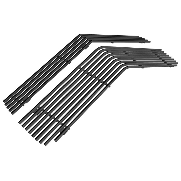 APS Compatible with Chevy Camaro 1978-1981 Stainless Steel Black Horizontal Billet Grille Insert Combo C81034H