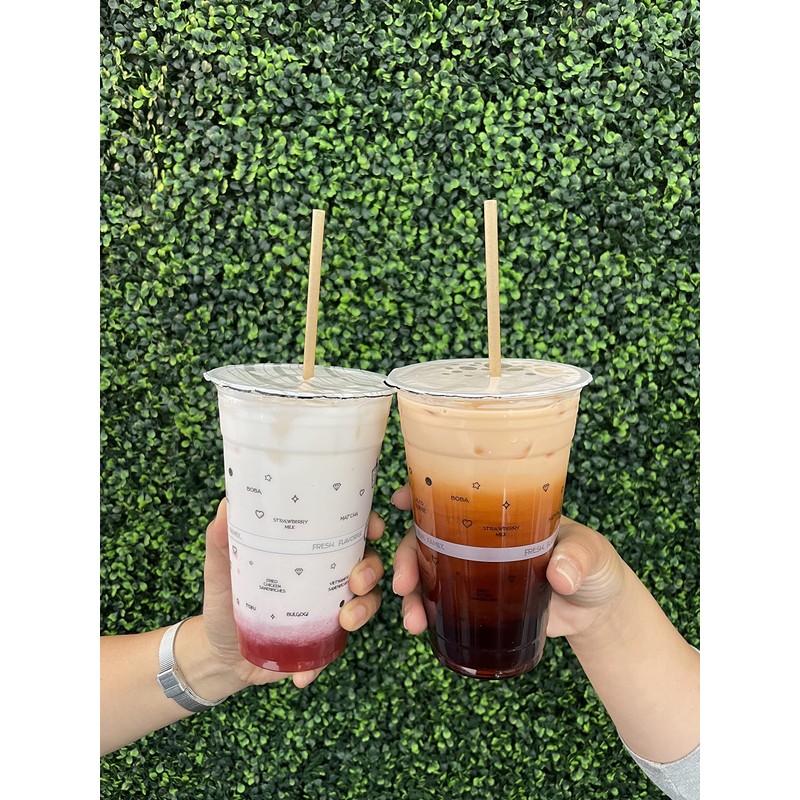 ONE ORGANIC Compostable Sugarcane 8" Straws 100 PCS