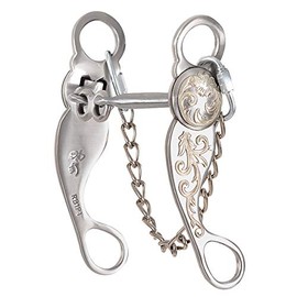 Les Vogt Roper Dogbone Snaffle w/Swivel Cheeks Bit