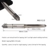 BLCCLOY 2Pcs M6 x 1 Manual Use Metric Screw Taps
