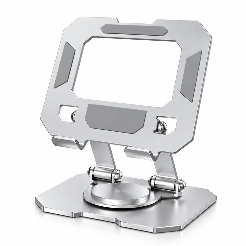 Foldable Tablet & Phone Stand for Desktop Use – 360°