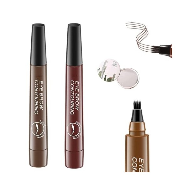 QUROXO Nexavale Eyebrow, Nexavale Magic Eyebrow Enhancing Pen, Lumierez Micro
