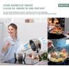 SUIOPPYUW 3-Speed Desktop Portable Kitchen Exhaust Fan Kitchen Hood Range