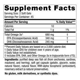 Nordic Naturals Ultimate Omega Junior, 680 mg de Omega, 90 cápsulas minis cápsulas sabor fresa