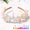 Fashband Starfish Headband Pearl Shell Headpiece Beach Bridal Wedding Hair