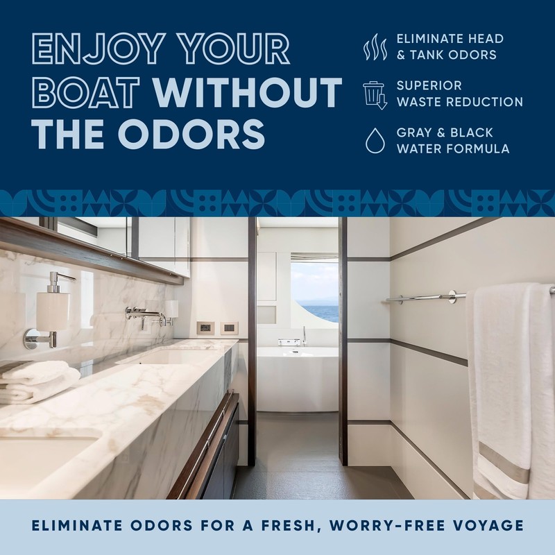 Eco Strong Marine Holding Tank Treatment | Powerful Enzymatic Black