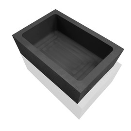 lormuzi 4 kg - 220 ml graphite mould, high-purity graphite ingot mould, gold, silver, aluminium, copper, brass, zinc, lead alloy, metal casting mould