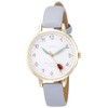 Fieldwork GY039-1 Women's Analog Wristwatch, Fleury, Flower Motif, Leather Strap,