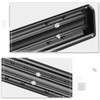 6" Black Aluminum Running Boards Side Step Nerf Bars Compatible