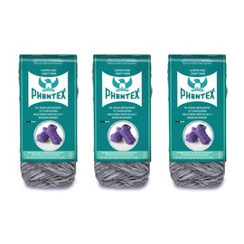 Phentex Slipper & Craft Black Heather Yarn - 3 Pack of 3oz/85g - Olefin - 4 Medium - 164 Yards - Knitting, Crocheting & Crafts