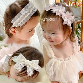 Bianhuan Baby Hair Band, Baby Hair Band, Baby Headband, Cute Hair Accessory, Kids 3-Piece Set, Hair Ornament, Newborn, Children, Baby Shower, Girls, Wedding, Photography, Baby Shower, Gift, b