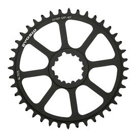 EVOSID Road Bike Chainring 40T 42T 44T 46T 48T 50T Chainwheel Direct Mount Offset 3mm Narrow Wide Chainring, Direct Mount Chainring 8-12 Speed for SRAM GXP Crankset (44T)