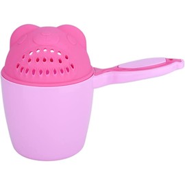 Viynran Baby Shampoo Rinse Cup Waterfall Rinser Bath Cup Kid Wash Hair Bathing Flusher Protection Eye for Kids(Pink)