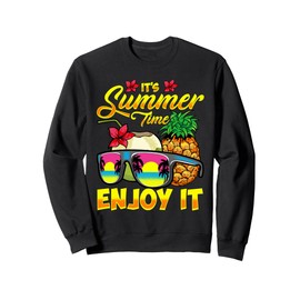Summer Time Enjoy It Beach Ocean Lake House Vacation Sweatshirt