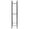 SKM Firewood Rack Black 17.3"x7.9"x39.4" Steel,Black (Weight 8.31KG)