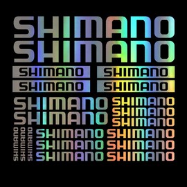 Shimano Vinyl Bike Frame Cycle Cycling Vinicure Sec Sticker, Car Sticker for 11.8 x 11.8 inches (30 x 30 cm) (Color Name : Laser, Size: 30CM)