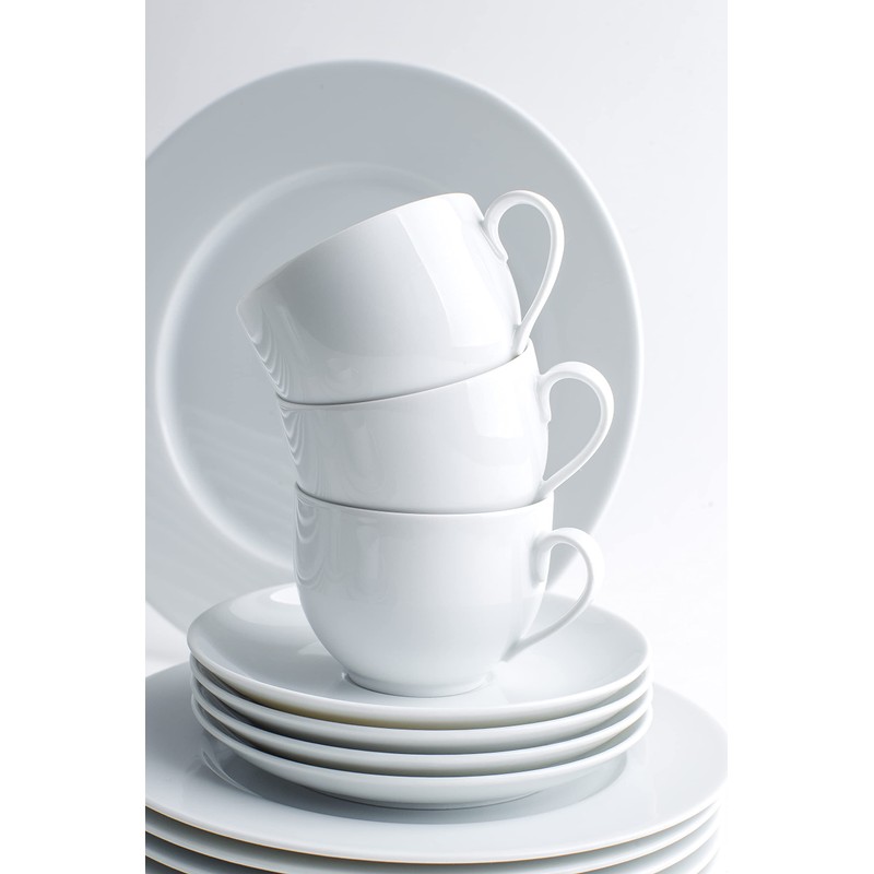 Aronda Teacup [Set of 6] Colour: White