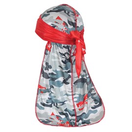 Black Lives Matter Durag Silky Durag para hombres Designer Do Rag (S-Camo Blanco 1 pieza-1)