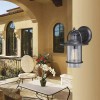Patriot Lighting 11" Oil Rubbed Bronze Outdoor Motion Sensor Security