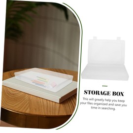 VILLFUL 2pcs Newspaper Holder Money Organizer for Cash Document Display Case Cash Savings Organizer Photo Storage Containers Magazine Covers Plastic Protector Magazine Protector Paper Case