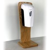Automatic Touchless Gel Hand Sanitizer Dispenser on Wooden Mallet Oak