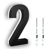 7 Inch LED House Numbers, ABS-Polymer, Premium Quality, Backlit LED